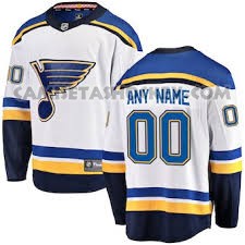 Camiseta Hockey Hombre St. Louis Blues Segunda Personalizada Blanco